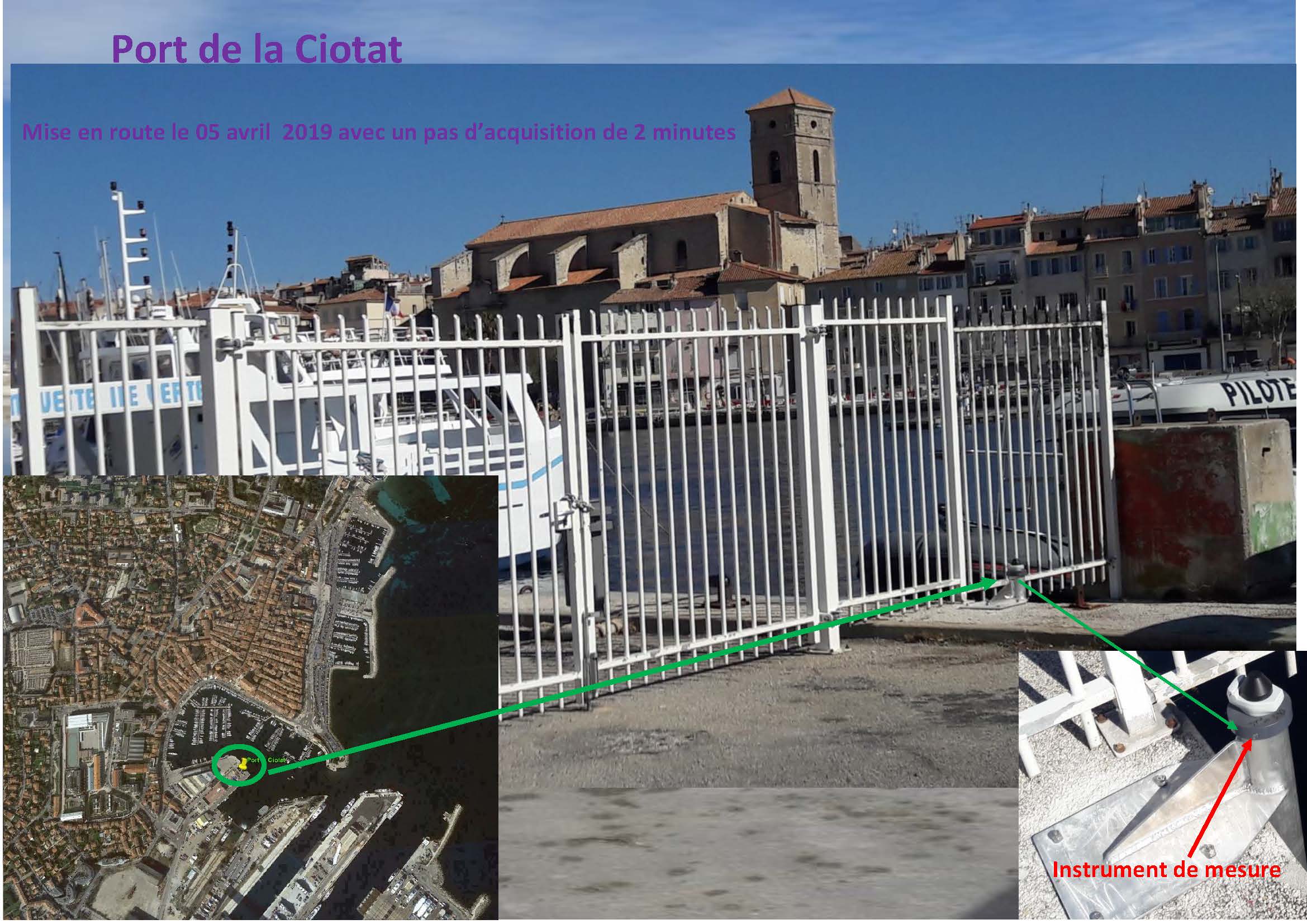 La Ciotat presentation : vue satellite et photo