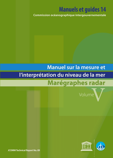 Manuel sur la mesure et l'interprétation du niveau de la mer, v. V: marégraphes radar