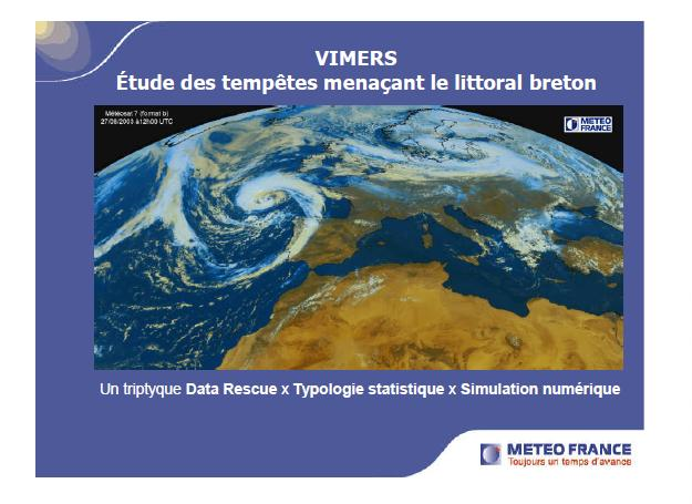 Etude des tempêtes menaçant le littoral breton