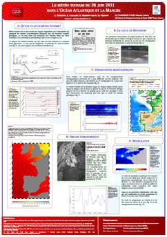 Le météo-tsunami du 26 juin 2011 dans l'Océan Atlantique et la Manche.