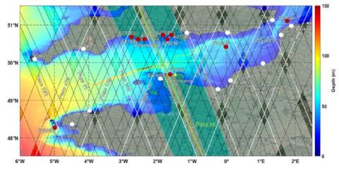 Turki&al_2025 localisation des instruments de mesure dans la Manche dont stations marégraphiques