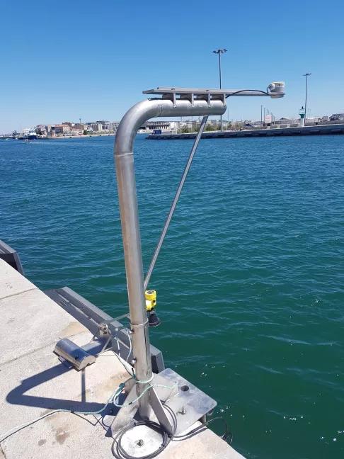 Capteur installé sur une potence